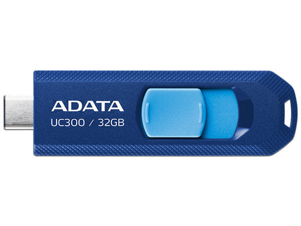 Memoria Flash USB-C 3.2 ADATA UC300 de 32GB. Color Azul.