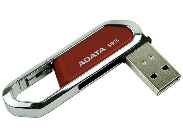 Unidad Flash USB 2.0 ADATA Nobility S805 Rojo de 4GB