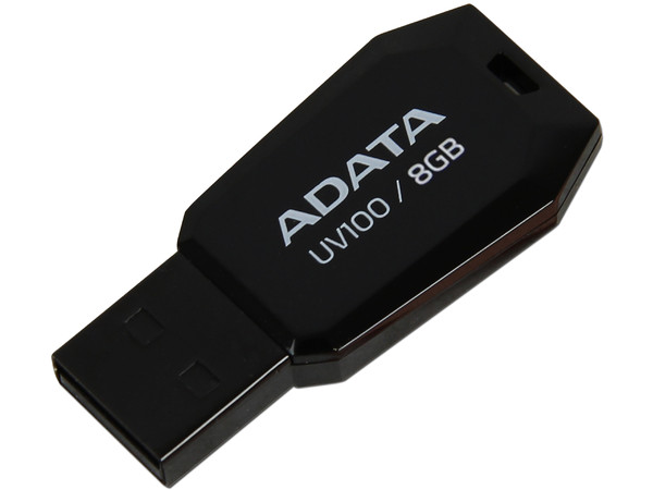 Unidad Flash USB 2.0 ADATA DashDrive UV100 de 8 GB.