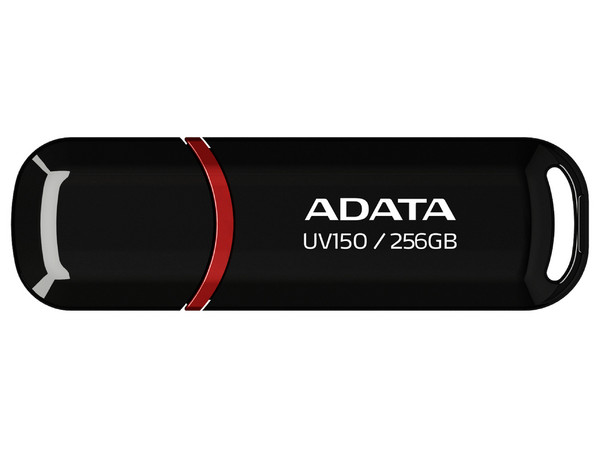 Unidad Flash USB 3.2 Gen 1 Adata UV150 de 256GB. Color Negro.