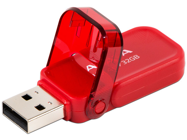 Unidad Flash USB 2.0 ADATA AUV240 de 32GB. Color Rojo.