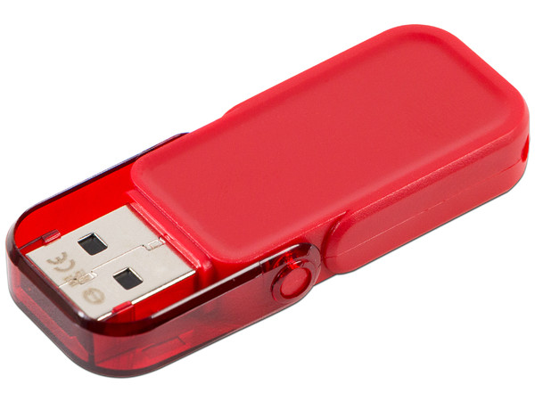 Unidad Flash USB 2.0 ADATA AUV240 de 32GB. Color Rojo.