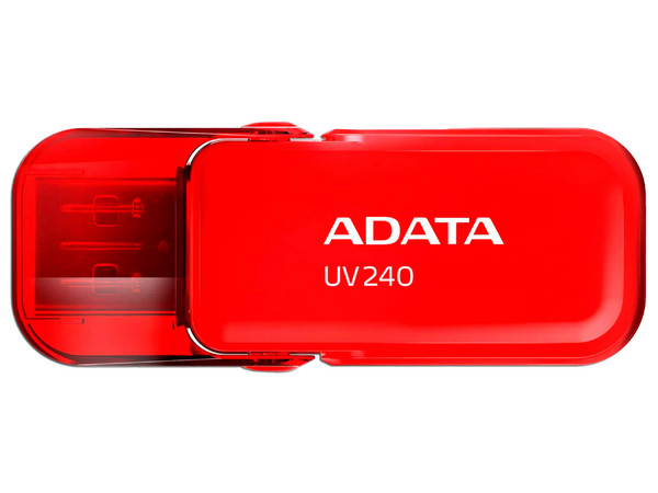 Unidad Flash USB 2.0 ADATA UV240 de 64GB. Color Rojo.