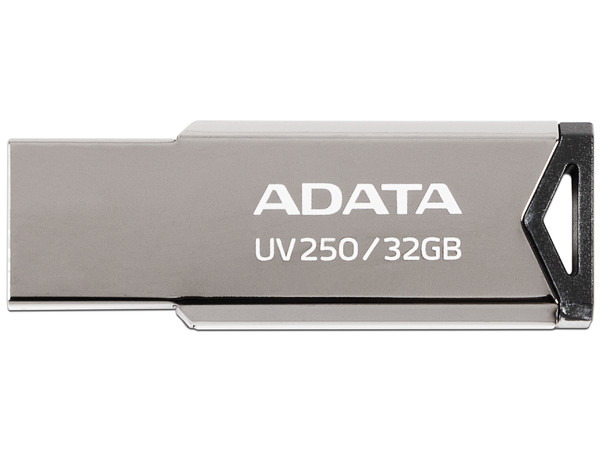 Unidad Flash USB 2.0 ADATA UV250 de 32GB. Diseño Metálico.