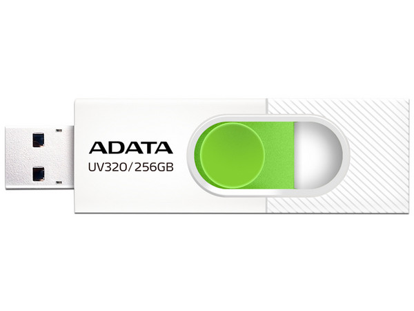 Unidad Flash USB 3.2 Gen 1 ADATA UV320 de 256GB. Color Blanco.