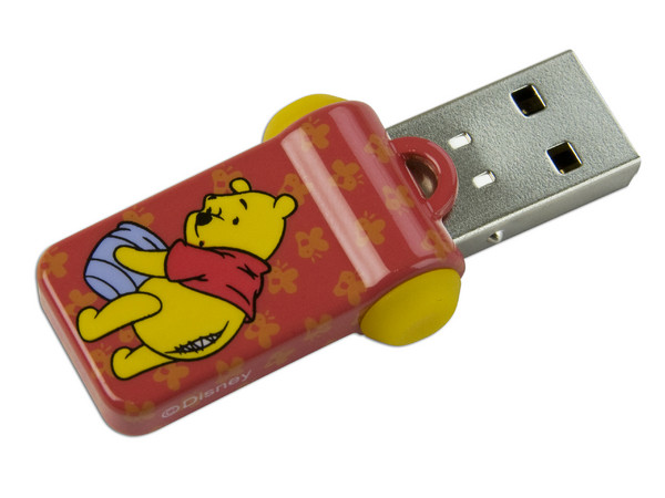 Unidad Flash Mini USB 2.0 ADATA Disney Winnie the Pooh de 2GB