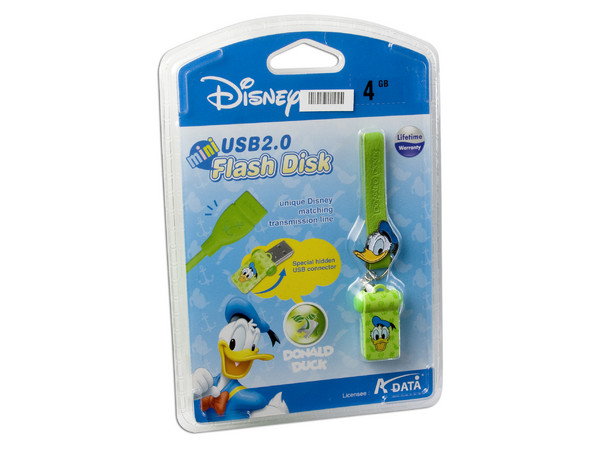 Unidad Flash Mini USB 2.0 ADATA Disney Donald Duck de 4GB