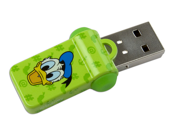 Unidad Flash Mini USB 2.0 ADATA Disney Donald Duck de 2GB