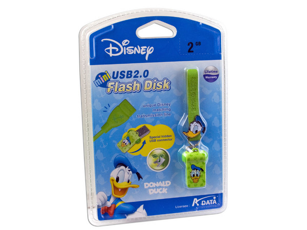 Unidad Flash Mini USB 2.0 ADATA Disney Donald Duck de 2GB