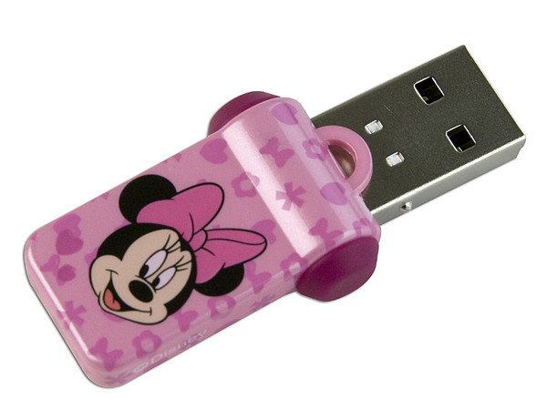 Unidad Flash Mini USB 2.0 ADATA Disney Minnie Mouse de 4GB