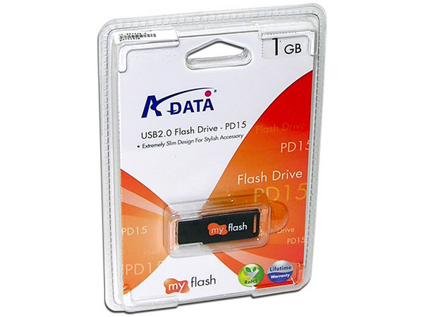 Unidad Flash USB 2.0 MyFlash Extremely Slim de 1 GB.