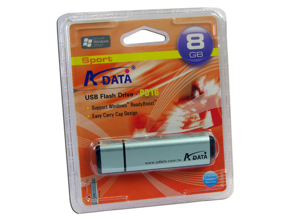 Unidad Flash USB 2.0 ADATA Sport de 8GB