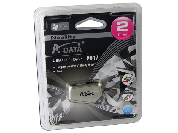 Unidad Flash USB 2.0 ADATA Nobility de 2GB