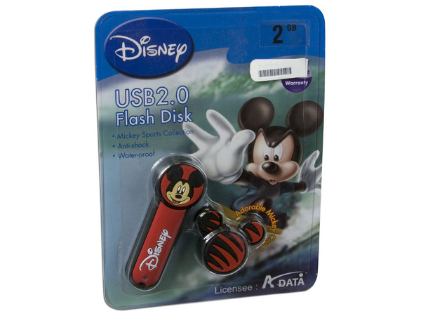 Unidad Flash USB 2.0 ADATA Disney Mickey de 2GB