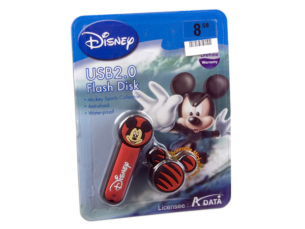 Unidad Flash USB 2.0 ADATA Disney Mickey de 8GB