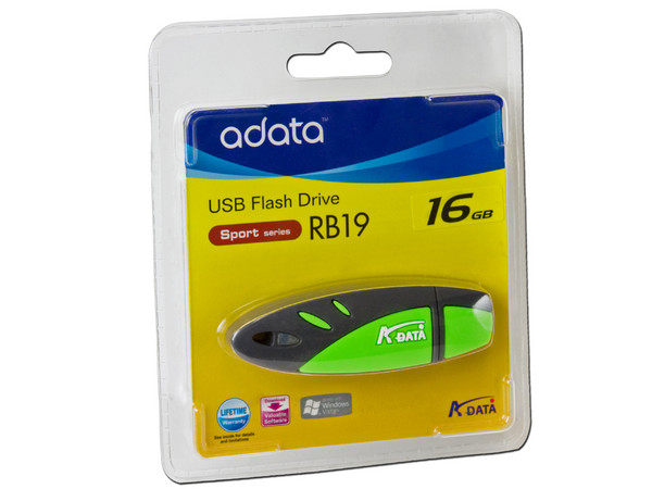 Unidad Flash USB 2.0 ADATA Sport RB19 de 16GB
