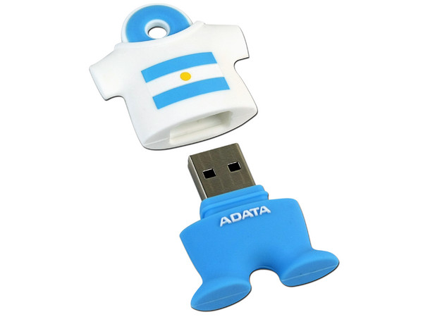 Unidad Flash USB 2.0 ADATA Fútbol Argentina de 4GB