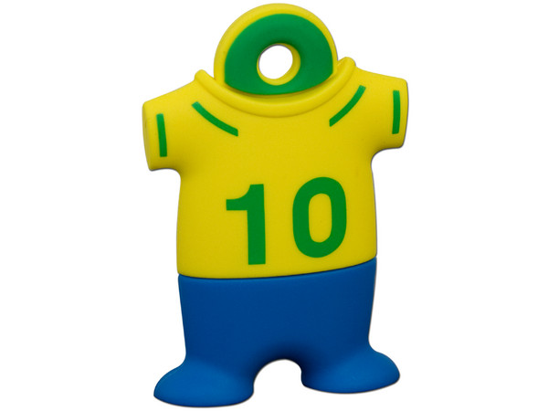 Unidad Flash USB 2.0 ADATA Fútbol Brasil de 4GB 