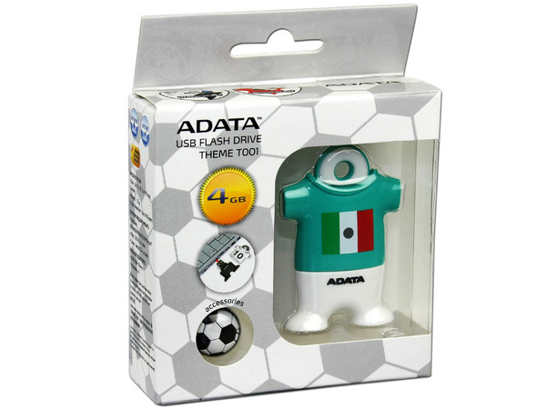 Unidad Flash USB 2.0 ADATA Fútbol México de 4GB 