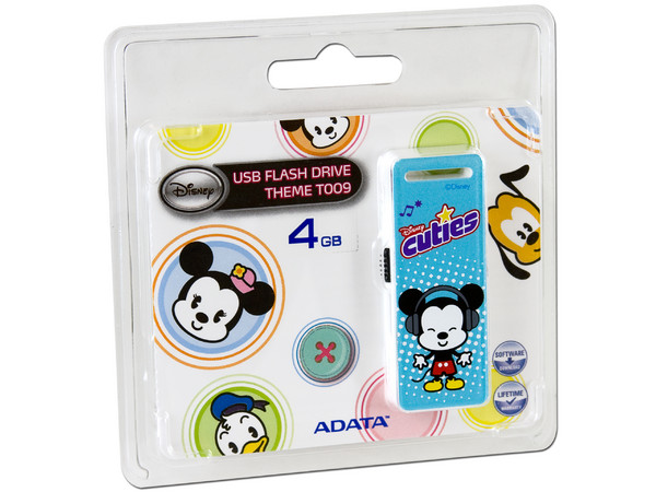 Unidad Flash USB 2.0 ADATA Disney Cuties Mickey Mouse de 4GB