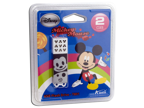 Unidad Flash USB 2.0 ADATA Disney Mickey Mouse de 2GB