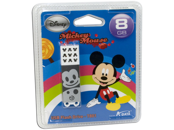 Unidad Flash USB 2.0 ADATA Disney Mickey Mouse de 8GB