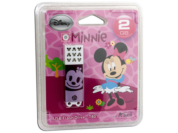 Unidad Flash USB 2.0 ADATA Disney Minnie de 2GB