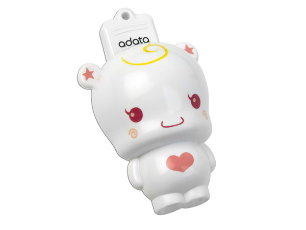 Unidad Flash USB 2.0 ADATA White Angel, de 4GB