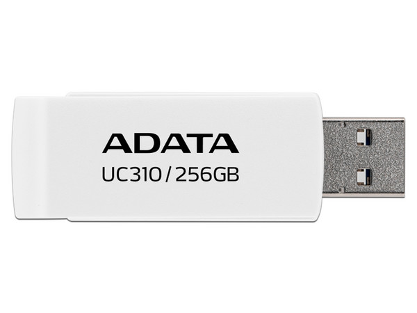 Unidad Flash USB 3.2 ADATA UC310 de 256GB. Color Blanco.