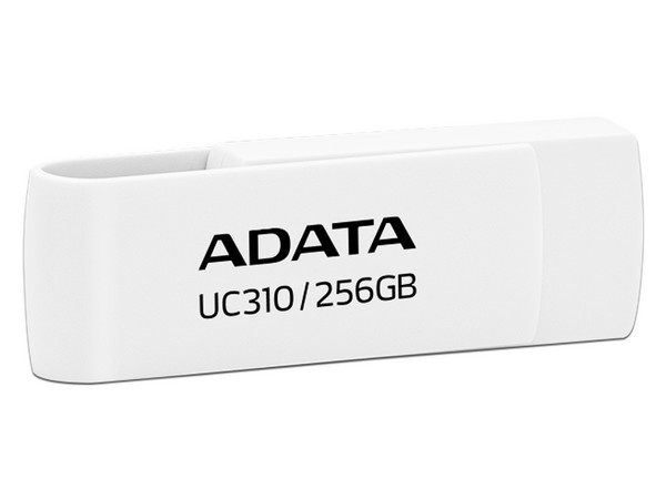 Unidad Flash USB 3.2 ADATA UC310 de 256GB. Color Blanco.