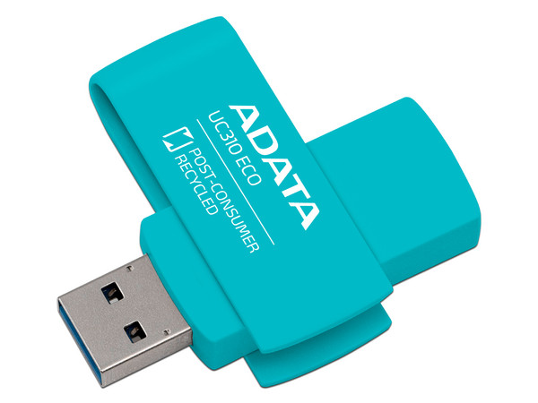 Unidad Flash USB 3.2 ADATA UC310 de 128GB, Color Verde.