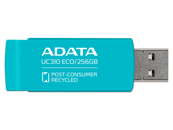 Unidad Flash USB 3.2 ADATA UC310 de 256GB, Color Verde.