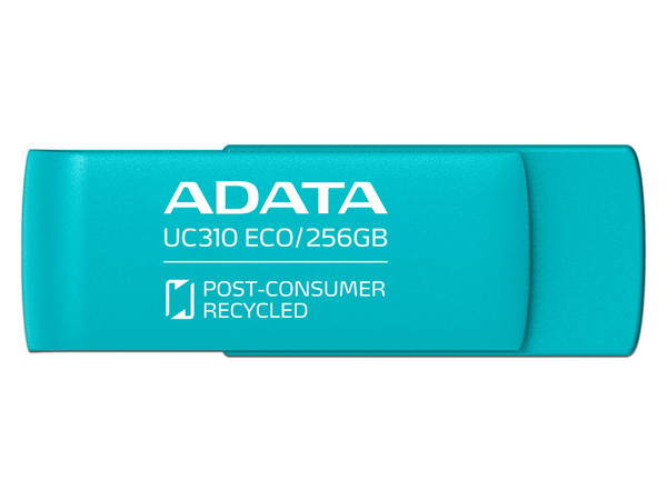 Unidad Flash USB 3.2 ADATA UC310 de 256GB, Color Verde.