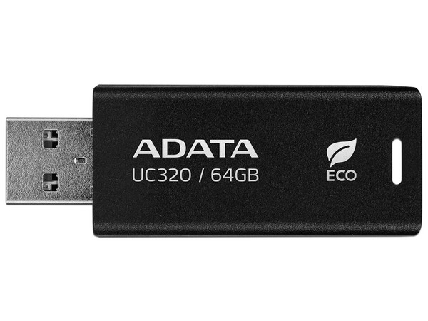 Memoria USB ADATA UC320 de 64GB, USB 3.2. Color Negro.