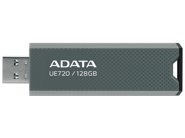 Unidad Flash Adata UE720, 128 GB, USB 3.2 Gen 2. Color Gris.