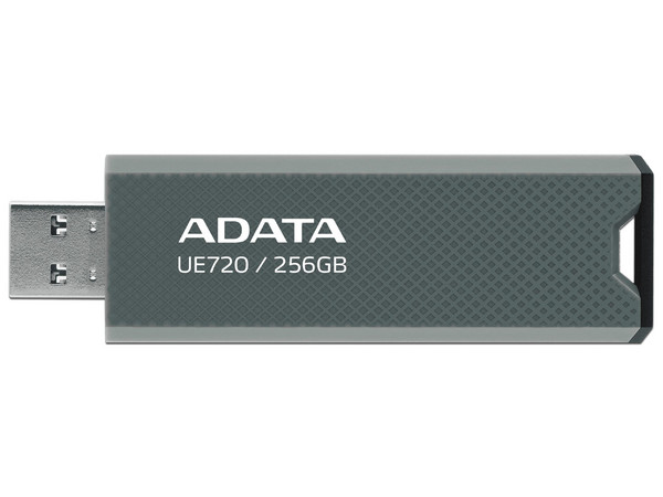 Unidad Flash Adata UE720, 256 GB, USB 3.2 Gen 2. Color Gris.