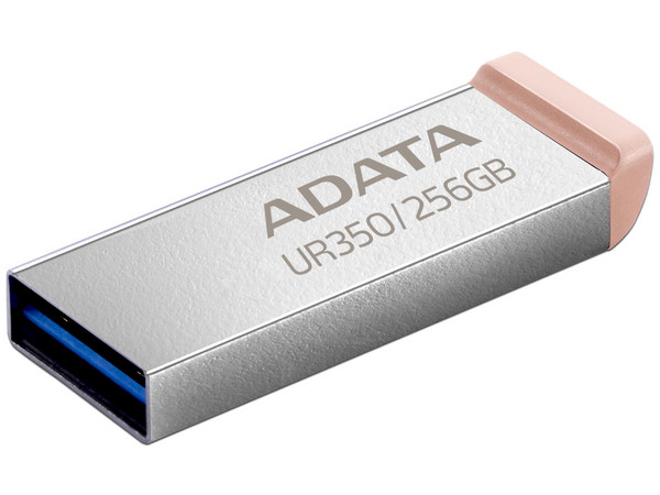 Unidad Flash USB 3.2 Adata UR350 de 256 GB, Color Plata.