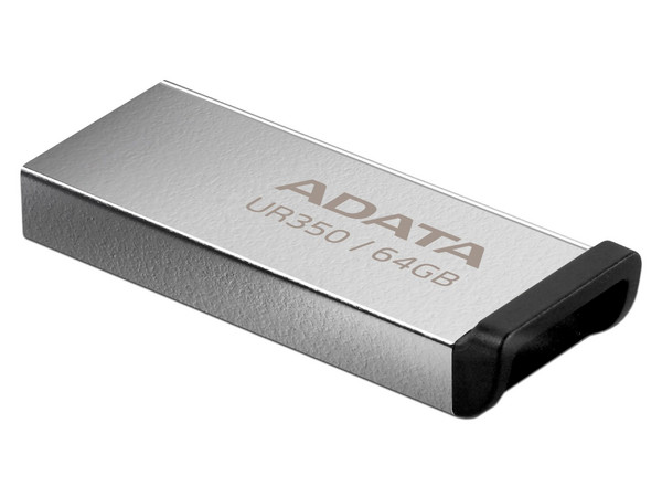 Unidad Flash USB 3.2 Adata UR350-64G-RSR de 64GB, Metálica Resistente al Agua y Polvo.