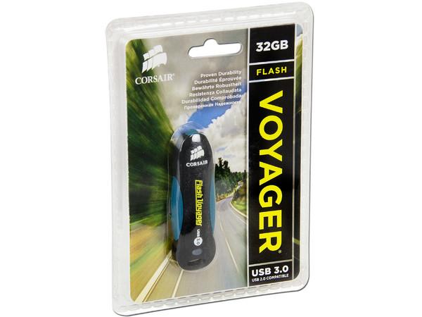 Unidad Flash USB 3.0 Corsair Voyager de 32 GB.