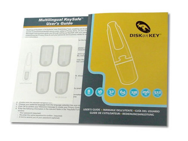 Unidad de almacenamiento portátil DiskOnKey de 128 Mb, USB.