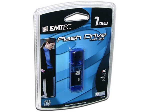 Unidad Flash USB 2.0 Emtec de 1GB