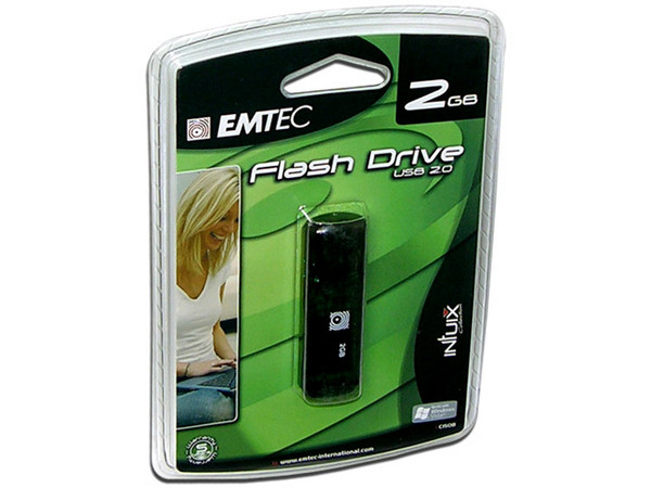 Unidad Flash USB 2.0 Emtec de 2GB