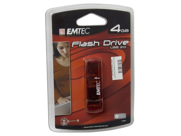 Unidad Flash USB 2.0 Emtec C250 de 4GB