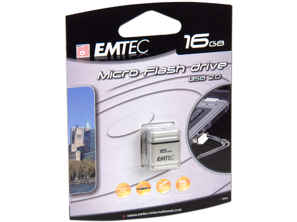 Unidad Flash USB 2.0 Emtec S100 de 16GB
