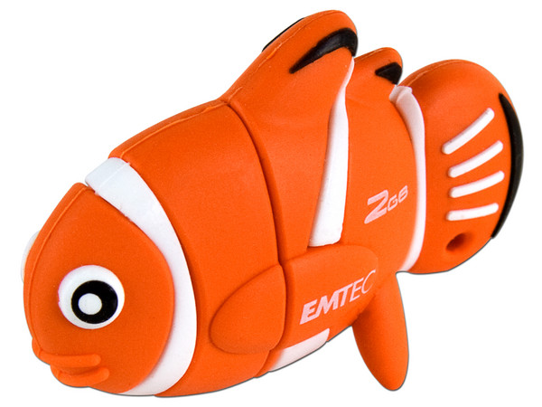 Unidad Flash USB 2.0 Emtec M317 Pez de 2GB
