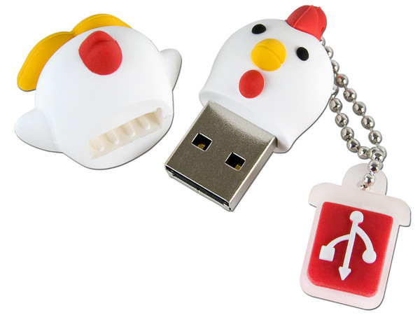 Unidad Flash USB 2.0 Emtec M320 Pollito de 4 GB