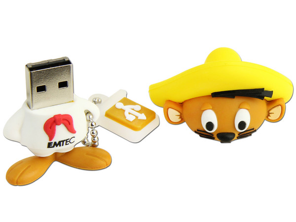 Unidad Flash USB 2.0 Emtec L102 Speedy Gonzales de 4GB