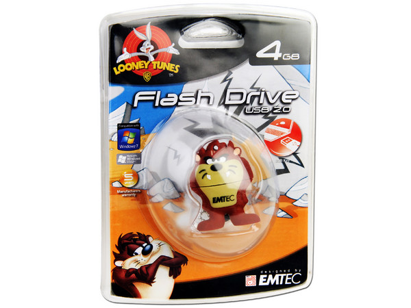 Unidad Flash USB 2.0 Emtec L103 Taz de 4GB