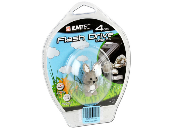 Unidad Flash USB 2.0 Emtec M321 Conejo de 4GB