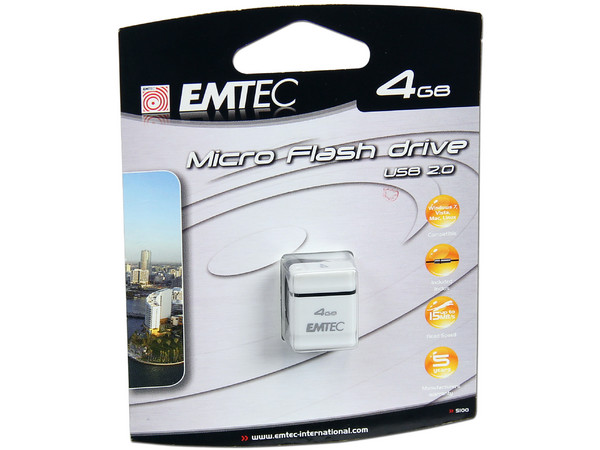 Unidad Flash USB 2.0 Emtec S100 de 4GB